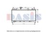 AKS DASIS 110078N Radiator, engine cooling